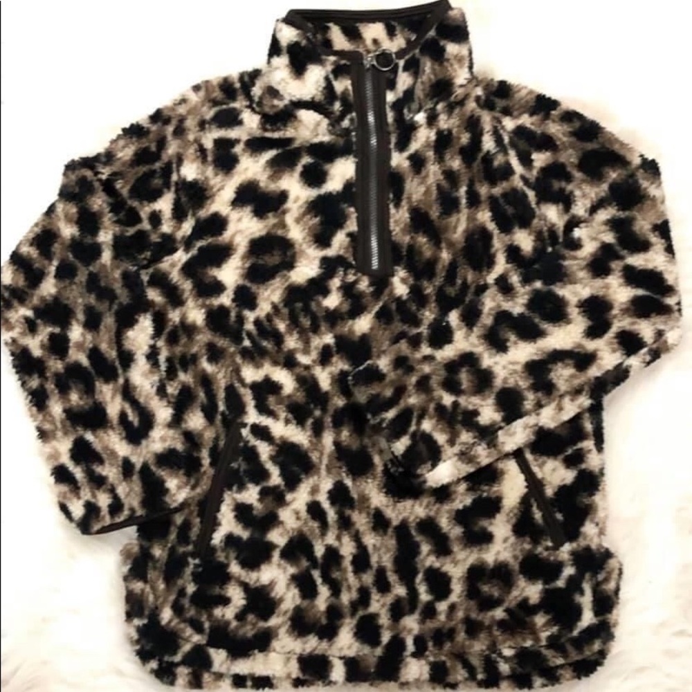 Teddy Bear Fleece Size Medium‎ New Leopard